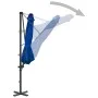 Sombrilla voladiza con poste de aluminio azul celeste 300 cm de vidaXL, Sombrillas - Ref: Foro24-46989, Precio: 91,68 €, Desc...
