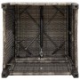 Silla de jardín reclinable con mesa auxiliar ratán gris by , Garden chairs - Ref: Foro24-4108278, Price: 168,30 €, Discount: %