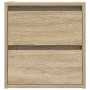 Mesilla de noche de pared roble Sonoma 38x34x40 cm de , Mesitas de noche - Ref: Foro24-861251, Precio: 46,88 €, Descuento: %