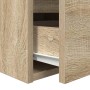 Mesilla de noche de pared roble Sonoma 38x34x40 cm de , Mesitas de noche - Ref: Foro24-861251, Precio: 46,88 €, Descuento: %