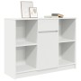 Aparador con cajón blanco 101x35x76 cm madera de ingeniería by , Sideboards - Ref: Foro24-861562, Price: 95,05 €, Discount: %
