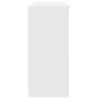 Aparador con cajón blanco 101x35x76 cm madera de ingeniería by , Sideboards - Ref: Foro24-861562, Price: 95,05 €, Discount: %