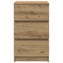 Mesillas de noche con 3 cajones 2uds roble artesanal 39x35x65cm by , Nightstands - Ref: Foro24-861354, Price: 121,50 €, Disco...