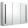 Bathroom cabinet with LED mirror concrete gray 89x14x62 cm by vidaXL, bathroom vanities - Ref: Foro24-326525, Price: 149,44 €...