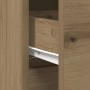Aparador con cajón roble artesanal 80x34x76cm madera ingeniería von , Sideboards - Ref: Foro24-861543, Preis: 85,61 €, Rabatt: %
