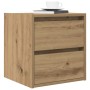 Mesitas de noche de pared 2 uds roble artisan 38x34x40 cm von , Nachttische - Ref: Foro24-861264, Preis: 87,63 €, Rabatt: %