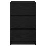 Mesillas de noche con 3 cajones 2 uds. Negro 39x35x65 cm de , Mesitas de noche - Ref: Foro24-861340, Precio: 114,85 €, Descue...