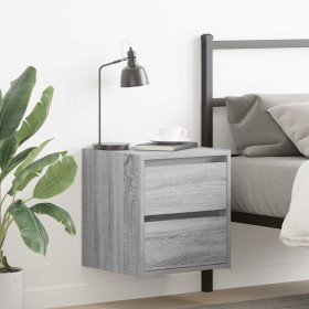 Mesillas de noche de pared 2 uds gris Sonoma 38x34x40 cm von , Nachttische - Ref: Foro24-861258, Preis: 84,78 €, Rabatt: %