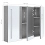 Bathroom cabinet with LED mirror concrete gray 89x14x62 cm by vidaXL, bathroom vanities - Ref: Foro24-326525, Price: 149,44 €...