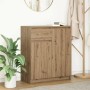 Aparador con cajón roble artesanal 71x35x84cm madera ingeniería de , Aparadores - Ref: Foro24-861597, Precio: 89,49 €, Descue...
