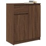 Aparador con cajón roble marrón 71x35x84 cm madera ingeniería von , Sideboards - Ref: Foro24-861595, Preis: 88,25 €, Rabatt: %