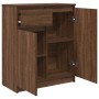 Aparador con cajón roble marrón 71x35x84 cm madera ingeniería von , Sideboards - Ref: Foro24-861595, Preis: 88,25 €, Rabatt: %