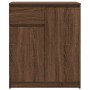 Aparador con cajón roble marrón 71x35x84 cm madera ingeniería von , Sideboards - Ref: Foro24-861595, Preis: 88,25 €, Rabatt: %