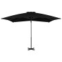 Ampelschirm mit schwarzem Aluminiummast 250x250 cm von vidaXL, Sonnenschirme - Ref: Foro24-46986, Preis: 128,82 €, Rabatt: %