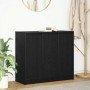 Aparador de madera de roble negro 85x34x76 cm de , Aparadores - Ref: Foro24-861626, Precio: 99,74 €, Descuento: %