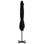 Ampelschirm mit schwarzem Aluminiummast 250x250 cm von vidaXL, Sonnenschirme - Ref: Foro24-46986, Preis: 128,82 €, Rabatt: %