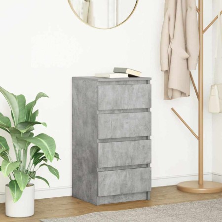 Aparador de madera de ingeniería gris hormigón 37,5x35x76 cm von , Sideboards - Ref: Foro24-861754, Preis: 73,85 €, Rabatt: %