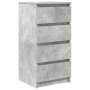 Aparador de madera de ingeniería gris hormigón 37,5x35x76 cm von , Sideboards - Ref: Foro24-861754, Preis: 73,85 €, Rabatt: %