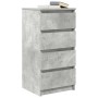 Aparador de madera de ingeniería gris hormigón 37,5x35x76 cm von , Sideboards - Ref: Foro24-861754, Preis: 73,85 €, Rabatt: %