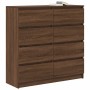 Aparador roble marrón 100x35x99 cm madera de ingeniería by , Sideboards - Ref: Foro24-3328495, Price: 169,41 €, Discount: %