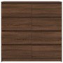 Aparador roble marrón 100x35x99 cm madera de ingeniería by , Sideboards - Ref: Foro24-3328495, Price: 169,41 €, Discount: %