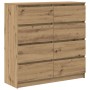 Aparador Artisan Roble 100x35x99 cm Madera de ingeniería by , Sideboards - Ref: Foro24-3328497, Price: 164,22 €, Discount: %