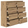 Aparador Artisan Roble 100x35x99 cm Madera de ingeniería by , Sideboards - Ref: Foro24-3328497, Price: 164,22 €, Discount: %