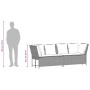 Sofás de jardín 3 piezas y cojines ratán sintético negro by , Outdoor sofas - Ref: Foro24-4104121, Price: 263,44 €, Discount: %
