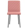 Sillas de comedor 2 unidades cuero sintético rosa by , dining chairs - Ref: Foro24-4101120, Price: 88,20 €, Discount: %