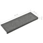 Stufenmatten 5 Stück hellgrau 65x21x4 cm von vidaXL, Treppenmatten - Ref: Foro24-149728, Preis: 20,90 €, Rabatt: %