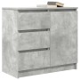Aparador con cajón gris hormigón 71x35x65 cm madera ingeniería von , Sideboards - Ref: Foro24-861574, Preis: 83,15 €, Rabatt: %