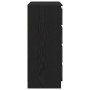 Aparador con cajones roble negro 71x35x84 cm madera ingeniería by , Sideboards - Ref: Foro24-861581, Price: 103,19 €, Discoun...