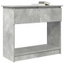 Mesa consola con cajones gris hormigón 85,5x38,5x74,5 cm von , Seitentische - Ref: Foro24-861394, Preis: 62,28 €, Rabatt: %