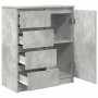 Aparador con cajones gris hormigón 71x35x84cm madera ingeniería by , Sideboards - Ref: Foro24-861583, Price: 97,74 €, Discoun...