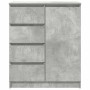 Aparador con cajones gris hormigón 71x35x84cm madera ingeniería by , Sideboards - Ref: Foro24-861583, Price: 97,74 €, Discoun...