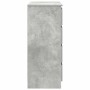 Aparador con cajones gris hormigón 71x35x84cm madera ingeniería