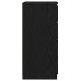 Aparador con cajones roble negro 37,5x35x99cm madera ingeniería by , Sideboards - Ref: Foro24-861761, Price: 98,13 €, Discoun...