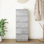 Aparador con cajones gris hormigón 37,5x35x99 cm by , Sideboards - Ref: Foro24-861763, Price: 91,09 €, Discount: %