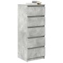 Aparador con cajones gris hormigón 37,5x35x99 cm by , Sideboards - Ref: Foro24-861763, Price: 91,09 €, Discount: %