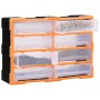 Organizer mit mehreren Schubladen und 8 großen Schubladen 52 x 16 x 37 cm von vidaXL, Werkzeugkästen - Ref: Foro24-149599, Pr...