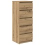 Aparador con cajones roble artesanal 37,5x35x99 cm de , Aparadores - Ref: Foro24-861768, Precio: 97,01 €, Descuento: %