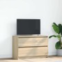 Mueble de TV roble Sonoma 80x35x54 cm madera de ingeniería von , TV-Möbel - Ref: Foro24-861789, Preis: 76,80 €, Rabatt: %