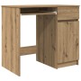 Escritorio de madera de ingeniería roble artisan 86x49x76 cm by , Desks - Ref: Foro24-861831, Price: 89,85 €, Discount: %