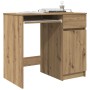 Escritorio de madera de ingeniería roble artisan 86x49x76 cm by , Desks - Ref: Foro24-861831, Price: 89,85 €, Discount: %
