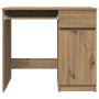 Escritorio de madera de ingeniería roble artisan 86x49x76 cm by , Desks - Ref: Foro24-861831, Price: 89,85 €, Discount: %