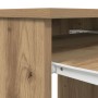 Escritorio de madera de ingeniería roble artisan 86x49x76 cm de , Escritorios - Ref: Foro24-861831, Precio: 93,01 €