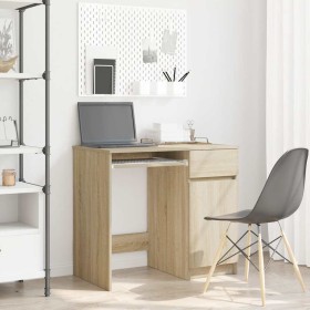 Escritorio roble Sonoma 86x49x76 cm madera de ingeniería von , Schreibtische - Ref: Foro24-861825, Preis: 98,88 €, Rabatt: %
