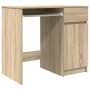 Escritorio roble Sonoma 86x49x76 cm madera de ingeniería von , Schreibtische - Ref: Foro24-861825, Preis: 98,88 €, Rabatt: %