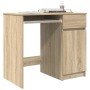 Escritorio roble Sonoma 86x49x76 cm madera de ingeniería von , Schreibtische - Ref: Foro24-861825, Preis: 98,88 €, Rabatt: %