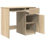 Escritorio roble Sonoma 86x49x76 cm madera de ingeniería von , Schreibtische - Ref: Foro24-861825, Preis: 98,88 €, Rabatt: %